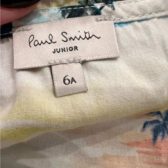 Paul Smith Junior Dinosaur Hawaiian Aloha Shirt - Picture 3 of 6